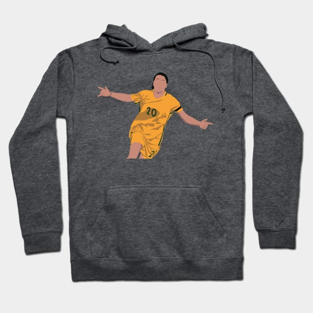 Sam Kerr Australia Hoodie by Hevding